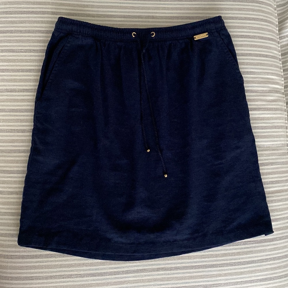 St. John Sport Linen Blend Skirt